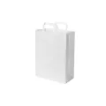 Sac cabas blanc A4 80gr/m2 26+13x33 cm